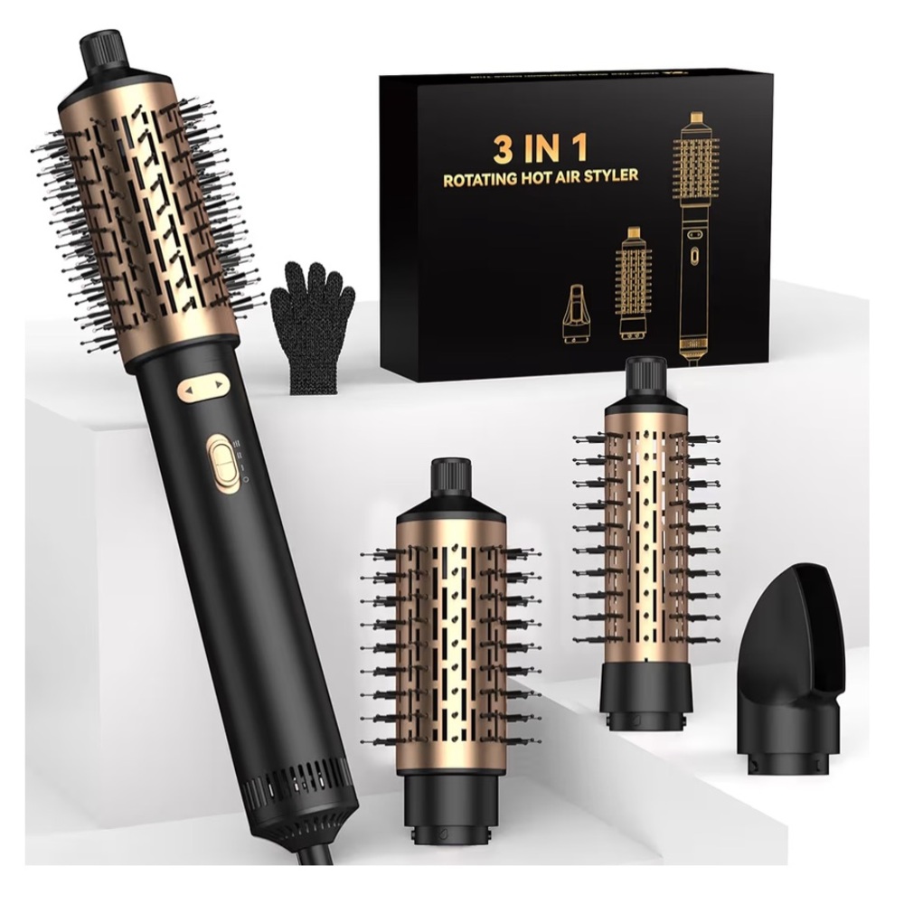 3-1 Negative Ionic ROTATING HOT AIR STYLER